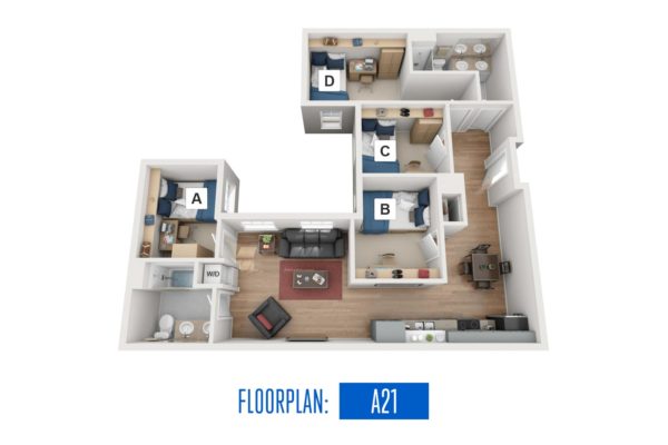Floorplan: A21